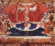 CHARONTON, Enguerrand The Coronation of Mary jkh oil on canvas